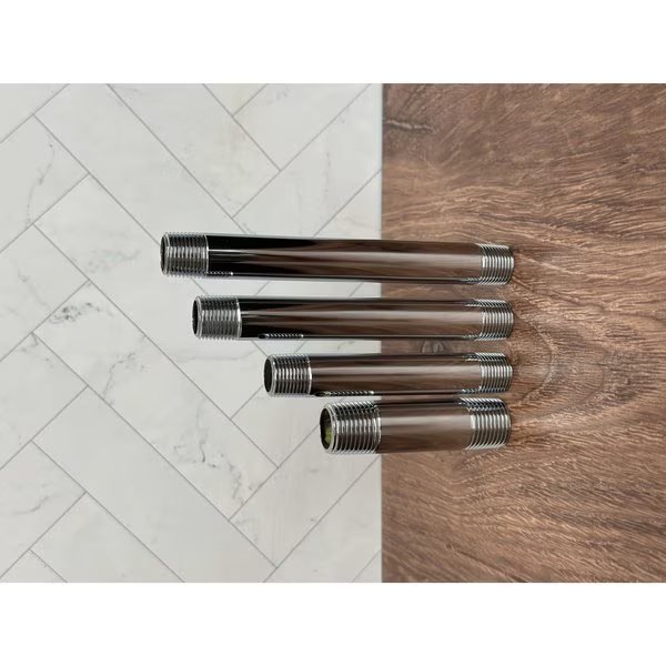 1/2in. x 4-1/2in.  Chrome Nipple, 1/2in. x 4-1/2in.  Chrome Nipple, Chatham Brass, Mfr#: 1/2x 4-1/2